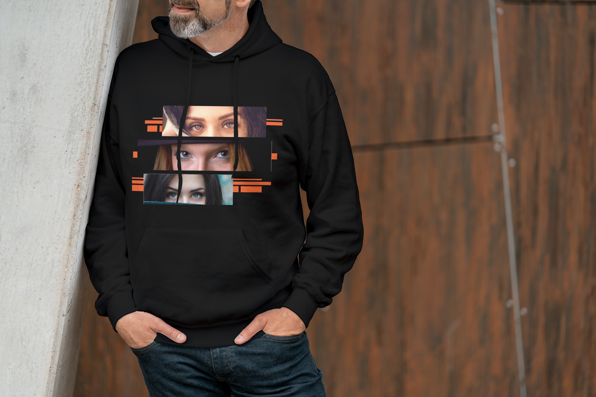 Eye Say A lot Cotton Hooded Sweatshirt - Clori