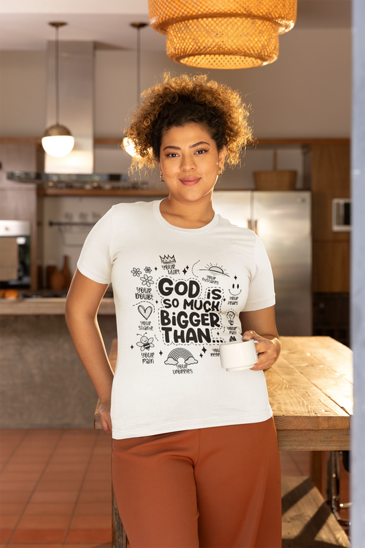 God Is BiggerWomen's Regular Cotton T-Shirt