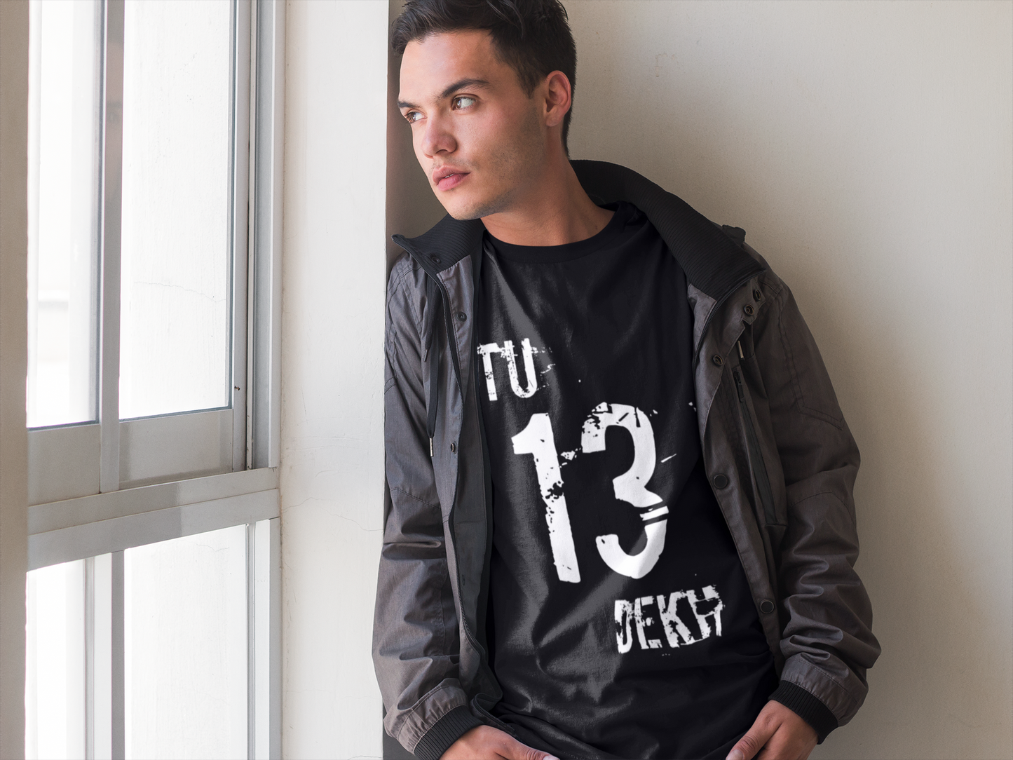 Tu 13 Dekh Regular Men's Cotton T-shirt