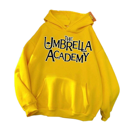 Umbrella Academy Women's Yellow Hooded Sweatshirt, Winter
