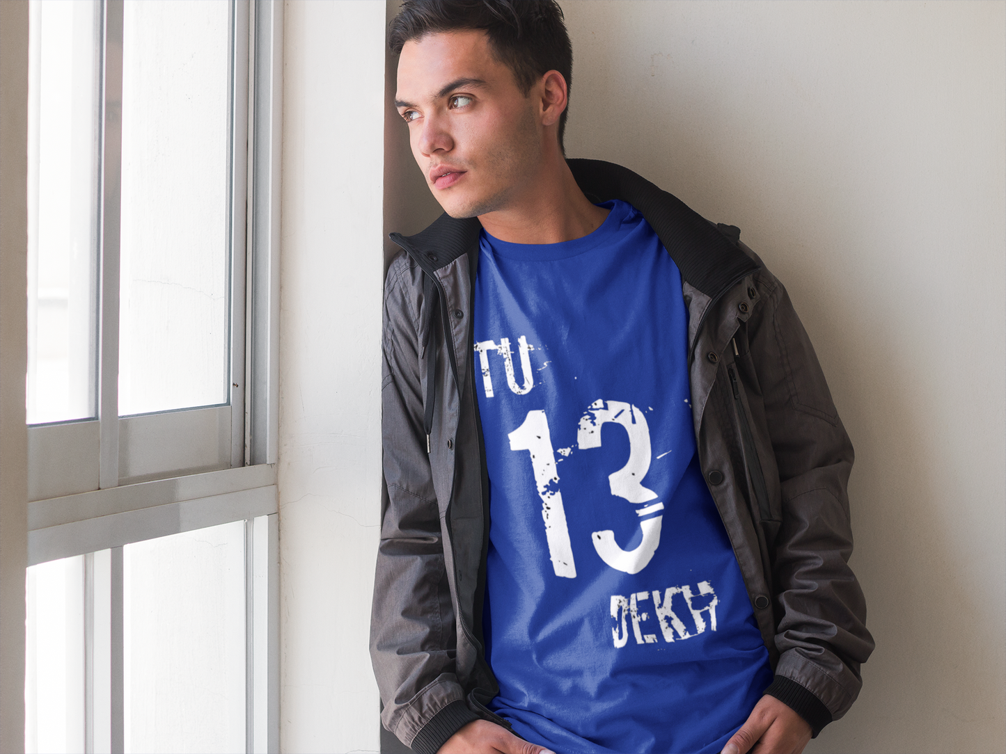 Tu 13 Dekh Regular Men's Cotton T-shirt