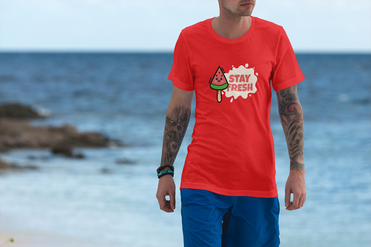 Stay Fresh Regular Men's Cotton T-shirt