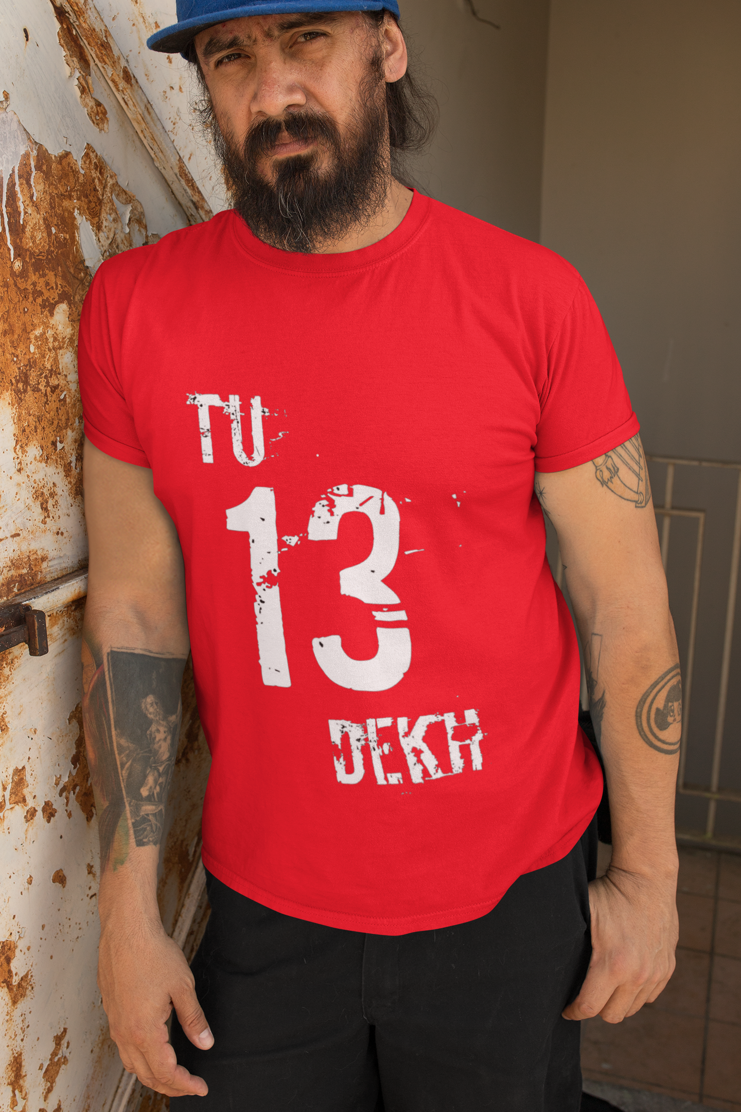 Tu 13 Dekh Regular Men's Cotton T-shirt