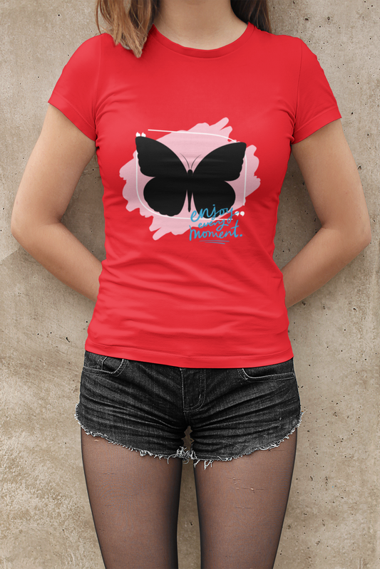 Moment Women's Regular Cotton T-Shirt