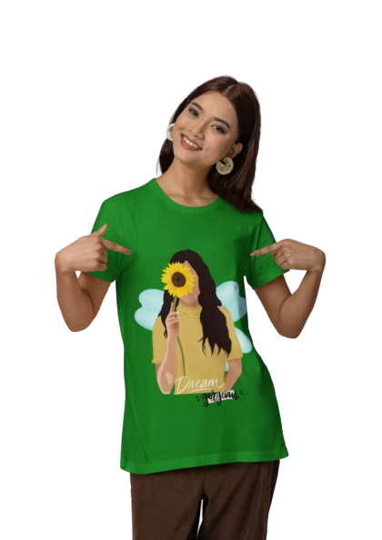 Dream Chaser Sunflower Graphic T-Shirt – Royal Blue