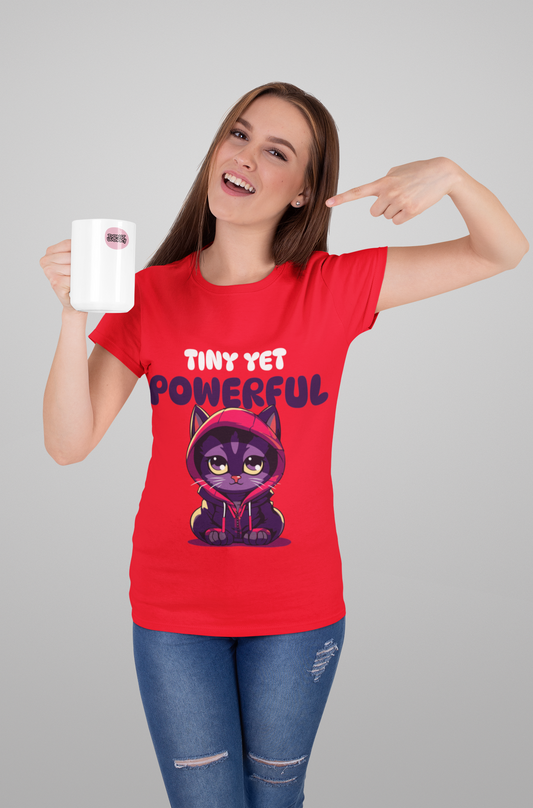 Tiny Yet Powerful Women's Regular Cotton T-Shirt