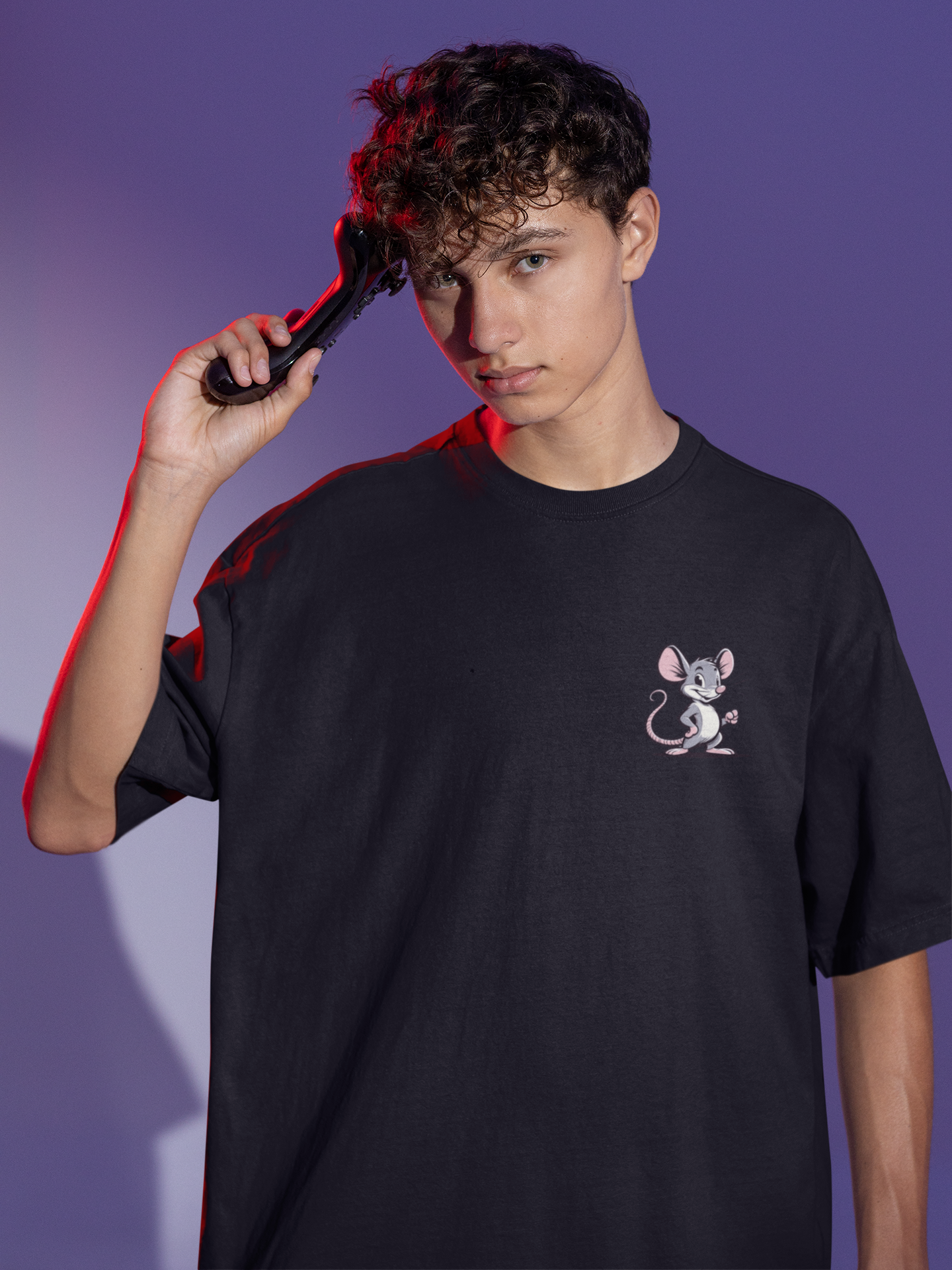 Tom & Jerry Oversized Men's Cotton T-shirt