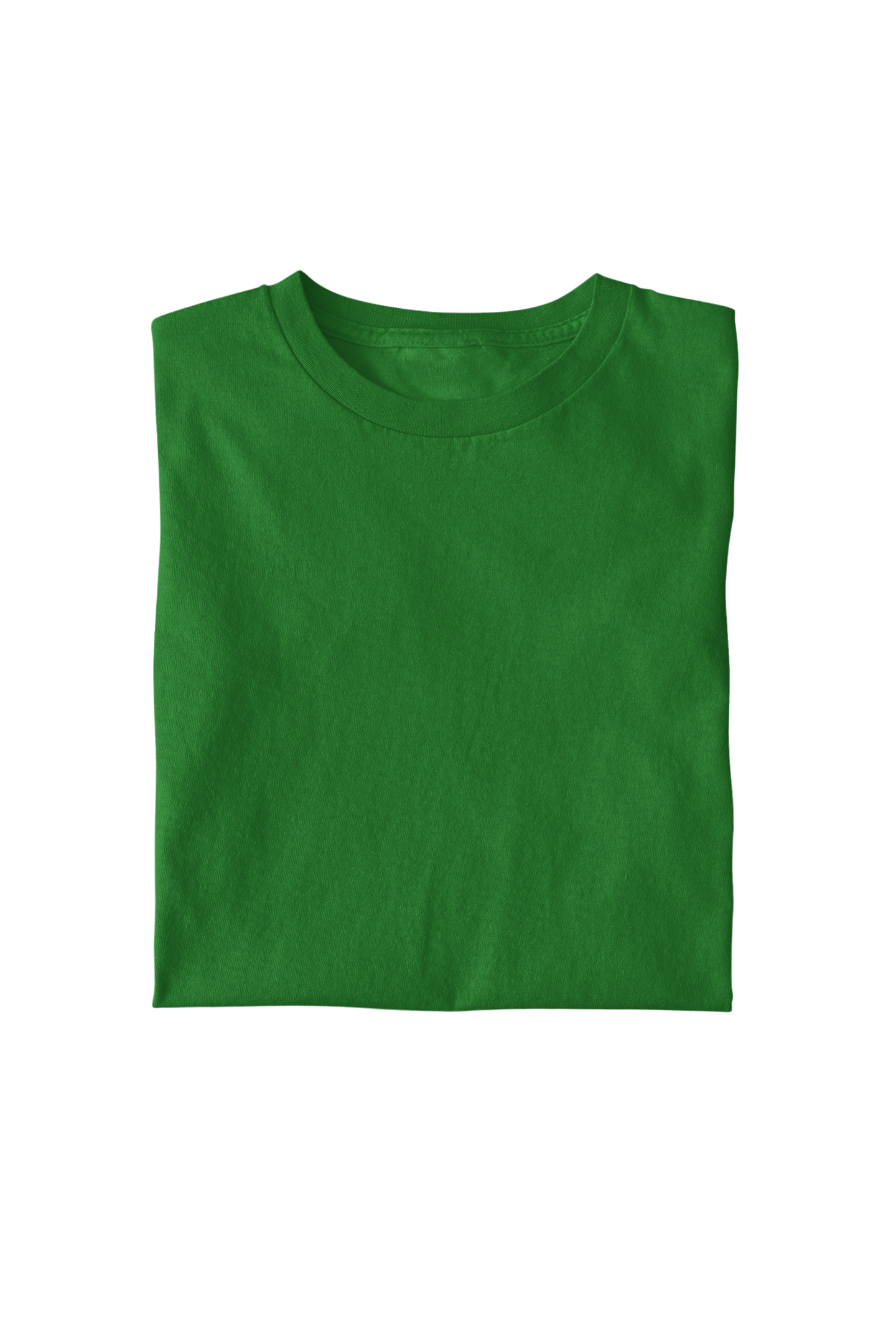 Solid Green Regular Men's Cotton T-shirt