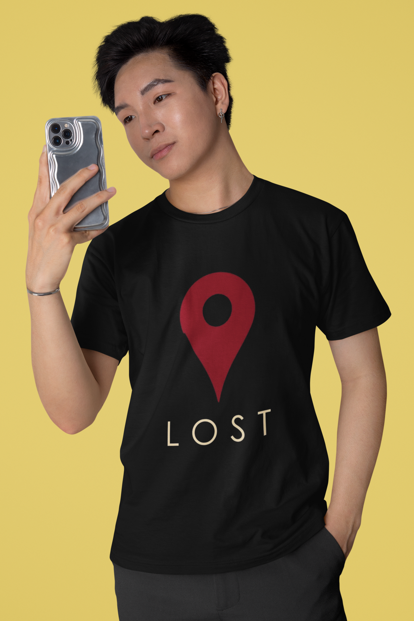 Lost Regular Men's Cotton T-shirt