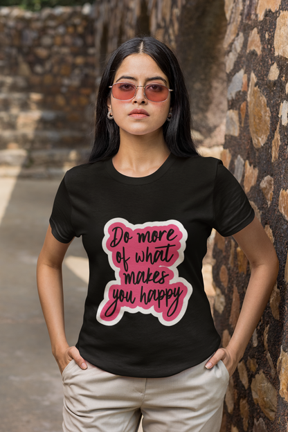 Do More Women's Regular Cotton T-Shirt