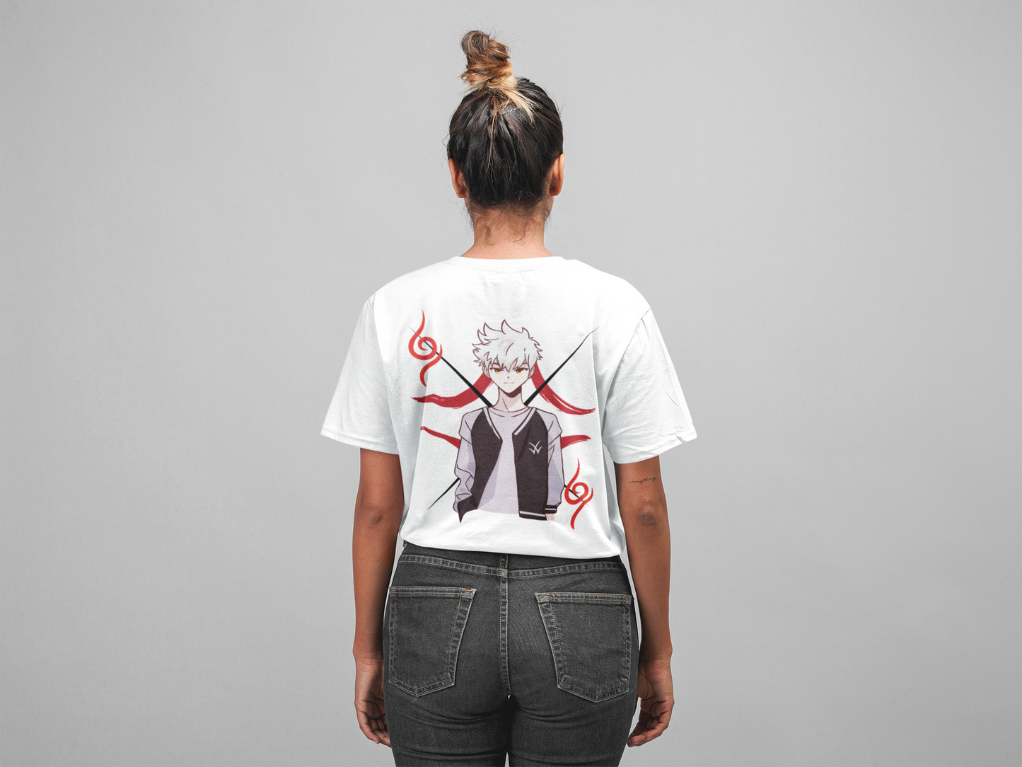 Anime Women's Oversized Cotton T-Shirt