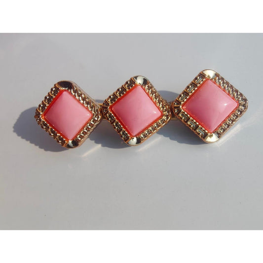 Square Pink Clip - Clori