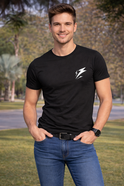 Minimal Wave Design Graphic T-Shirt | Clean Aesthetic Tee by Pd Clori