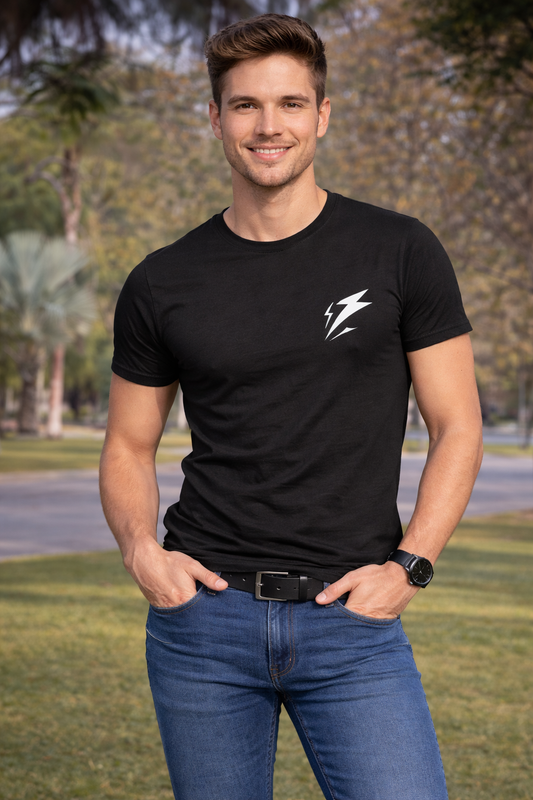 Minimal Wave Design Graphic T-Shirt | Clean Aesthetic Tee by Pd Clori