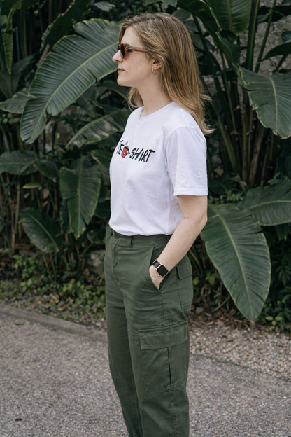 “Tea-Shirt” Funny Typography T-Shirt for Women