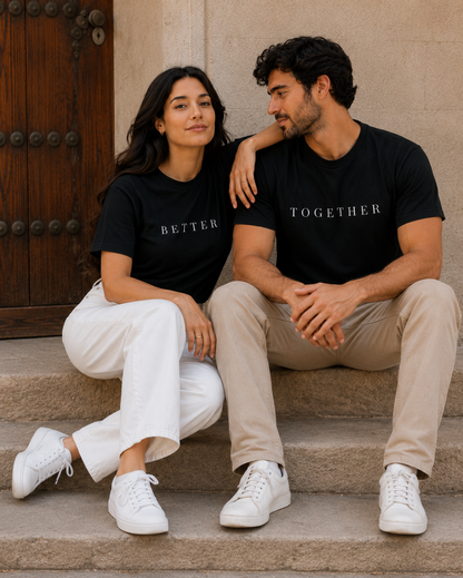 Better Together Matching Couple T-Shirts