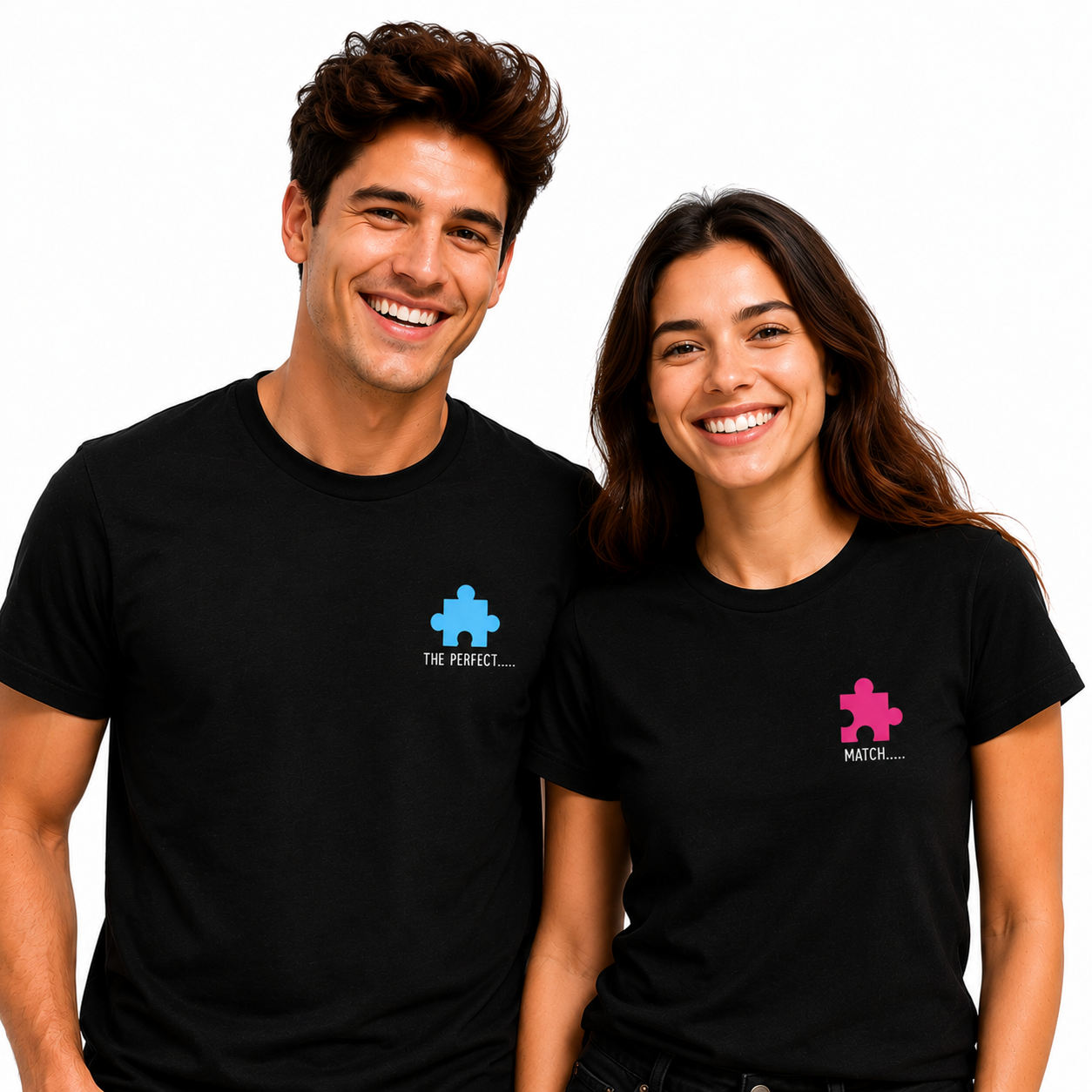 The Perfect Match Matching Couple T-Shirts