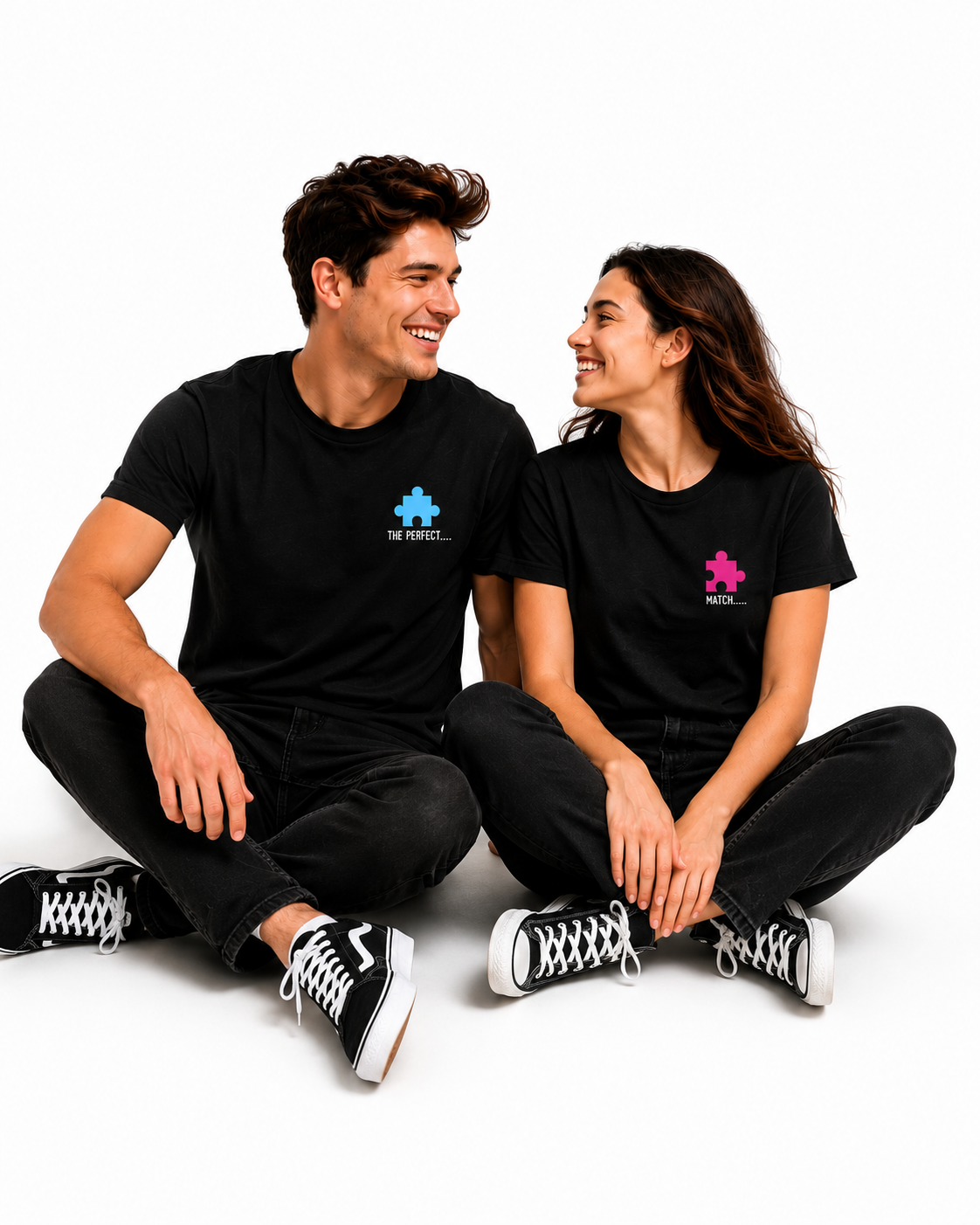 The Perfect Match Matching Couple T-Shirts