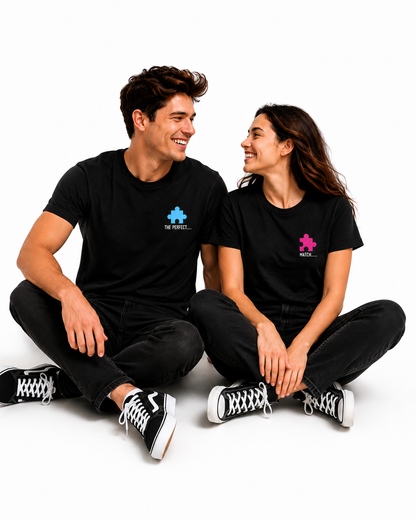 The Perfect Match Matching Couple T-Shirts