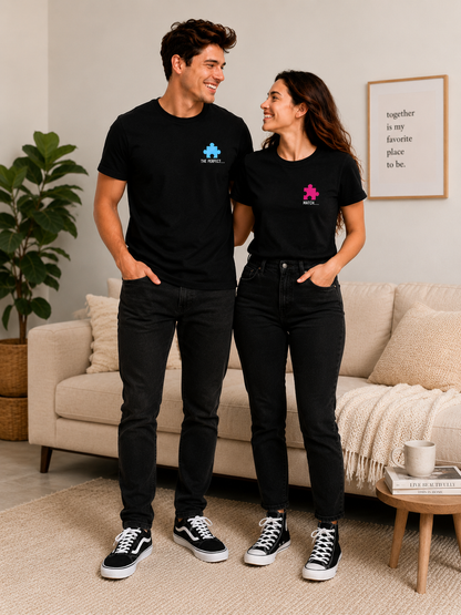 The Perfect Match Matching Couple T-Shirts