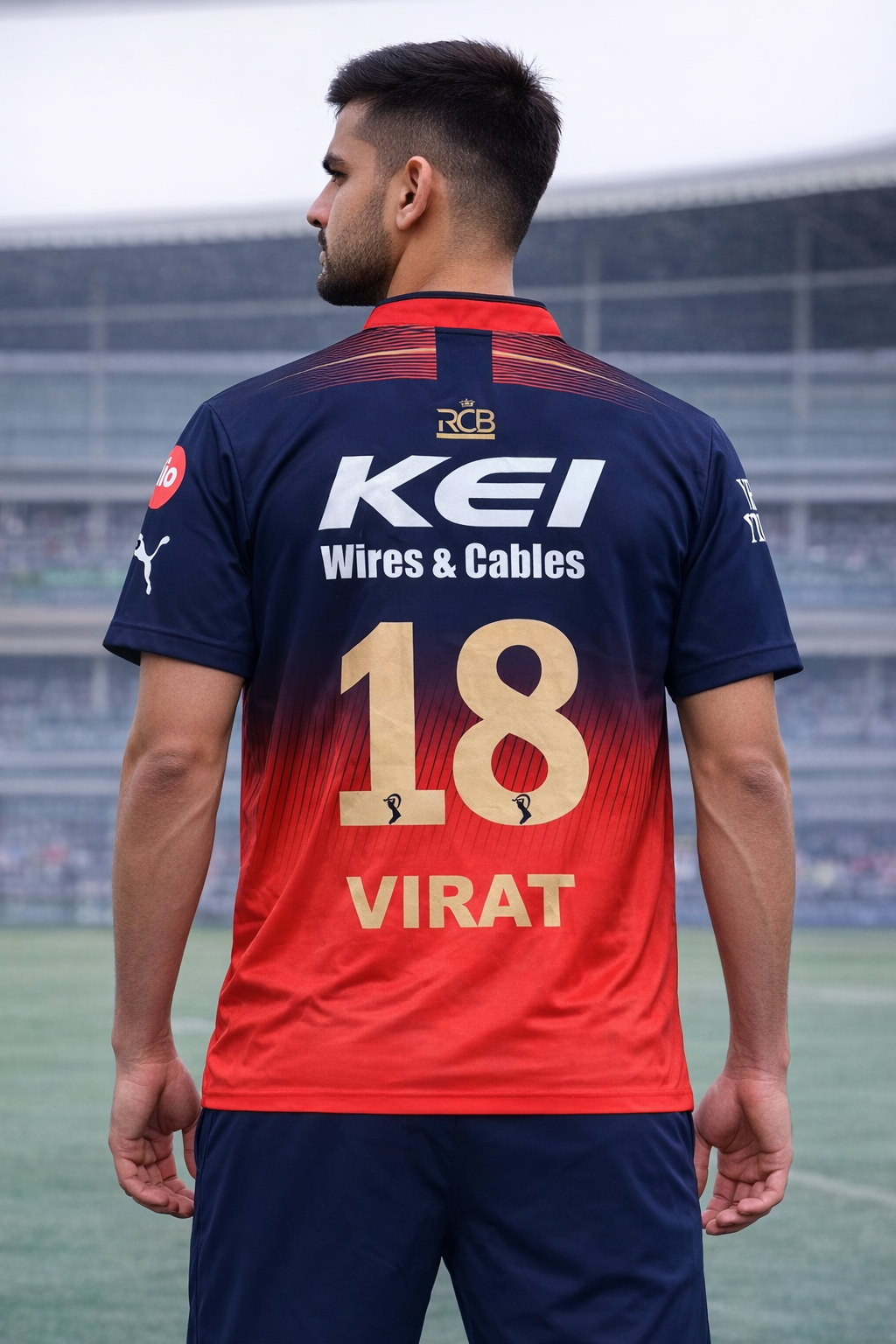 RCB Inspired Cricket Jersey – Premium Sports Performance T-Shirt 2026
