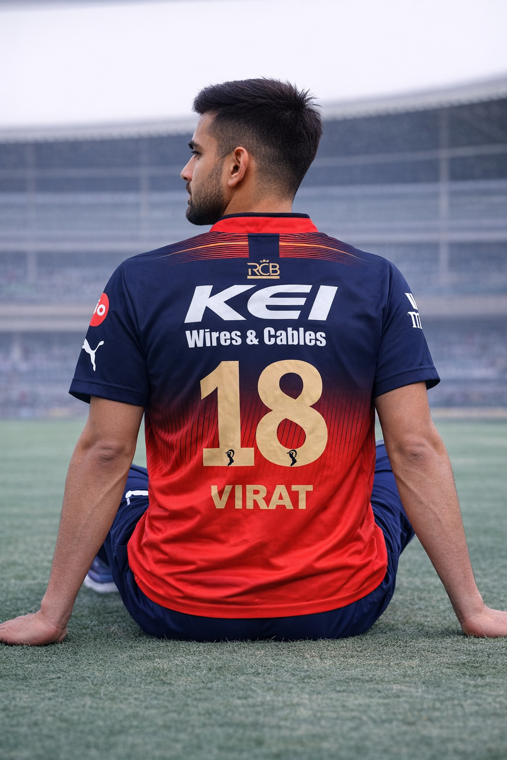 RCB Inspired Cricket Jersey – Premium Sports Performance T-Shirt 2026