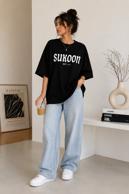 Sukoon Oversized Graphic T-Shirt