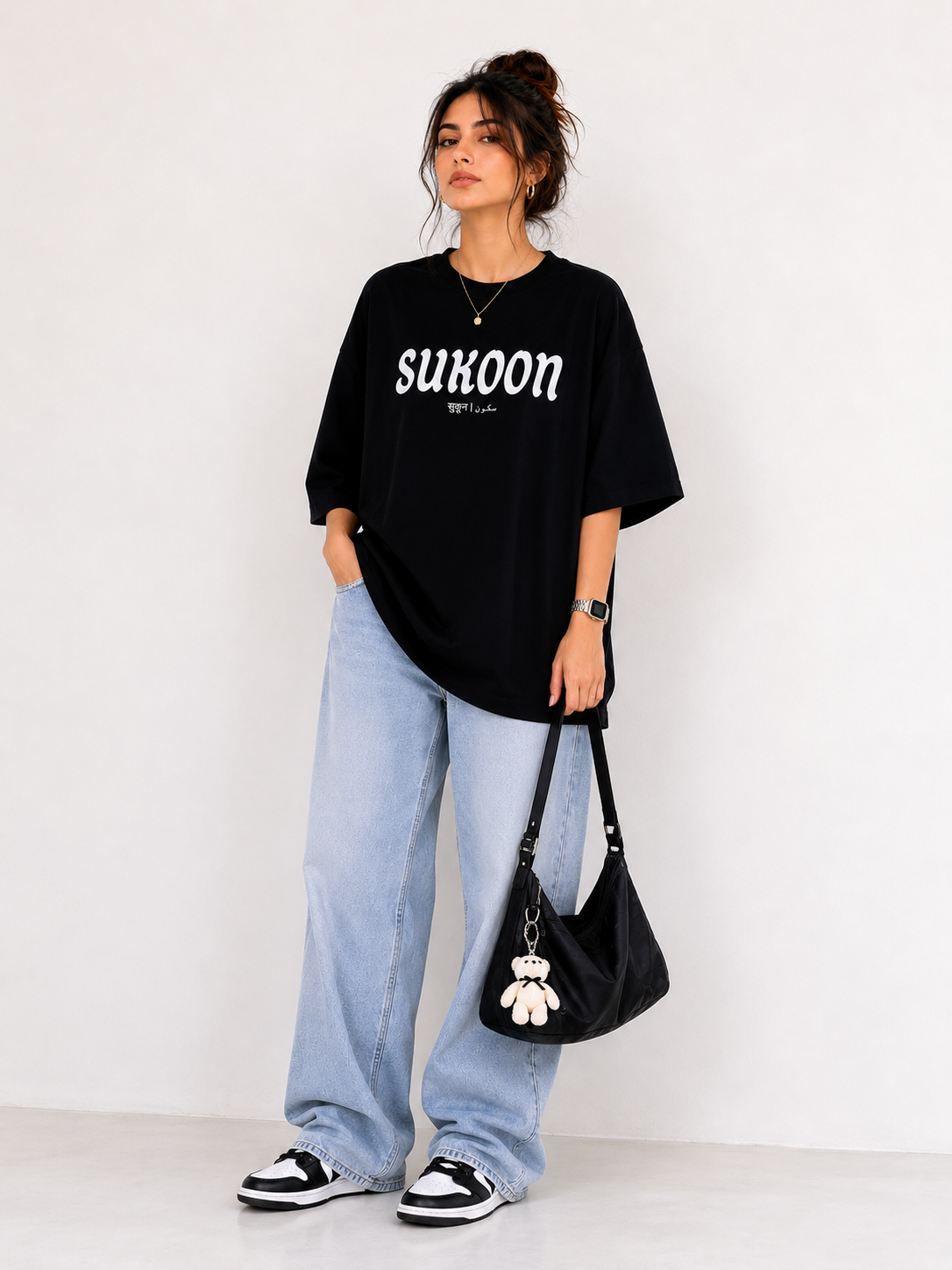 Sukoon Oversized Graphic T-Shirt