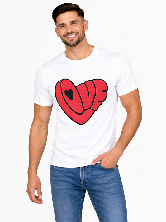 Love Heart Graphic T-Shirt