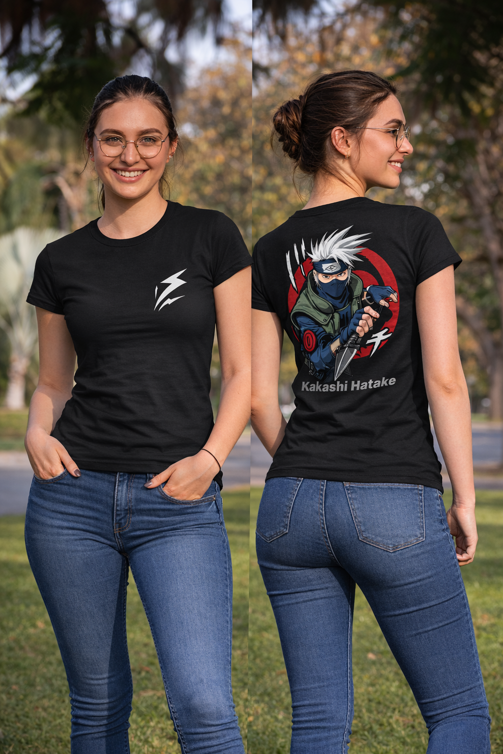 Kakashi Hatake Women's Regular Cotton T-Shirt