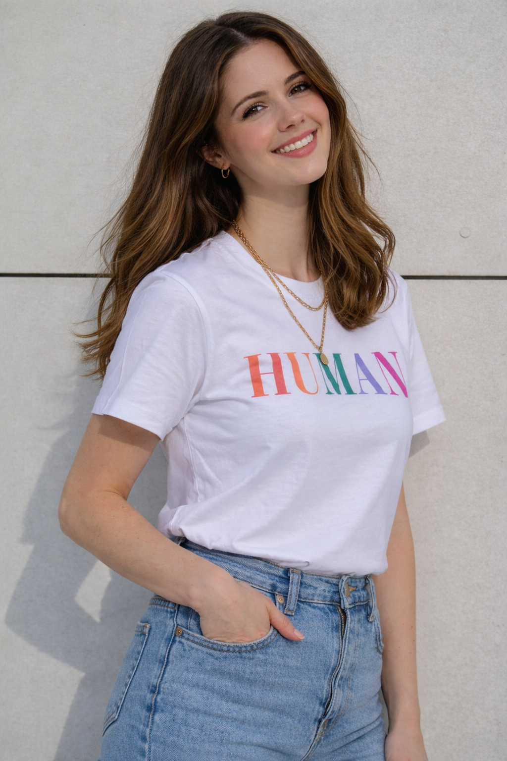 Classic White Minimal T-Shirt for Women | Soft Cotton Everyday Tee by Pd Clori
