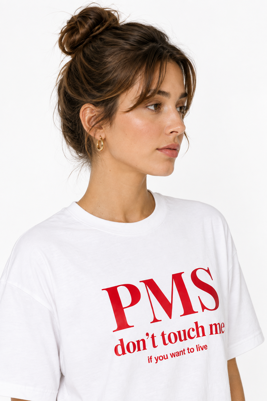 PMS Don’t Touch Me Women’s Graphic T-Shirt