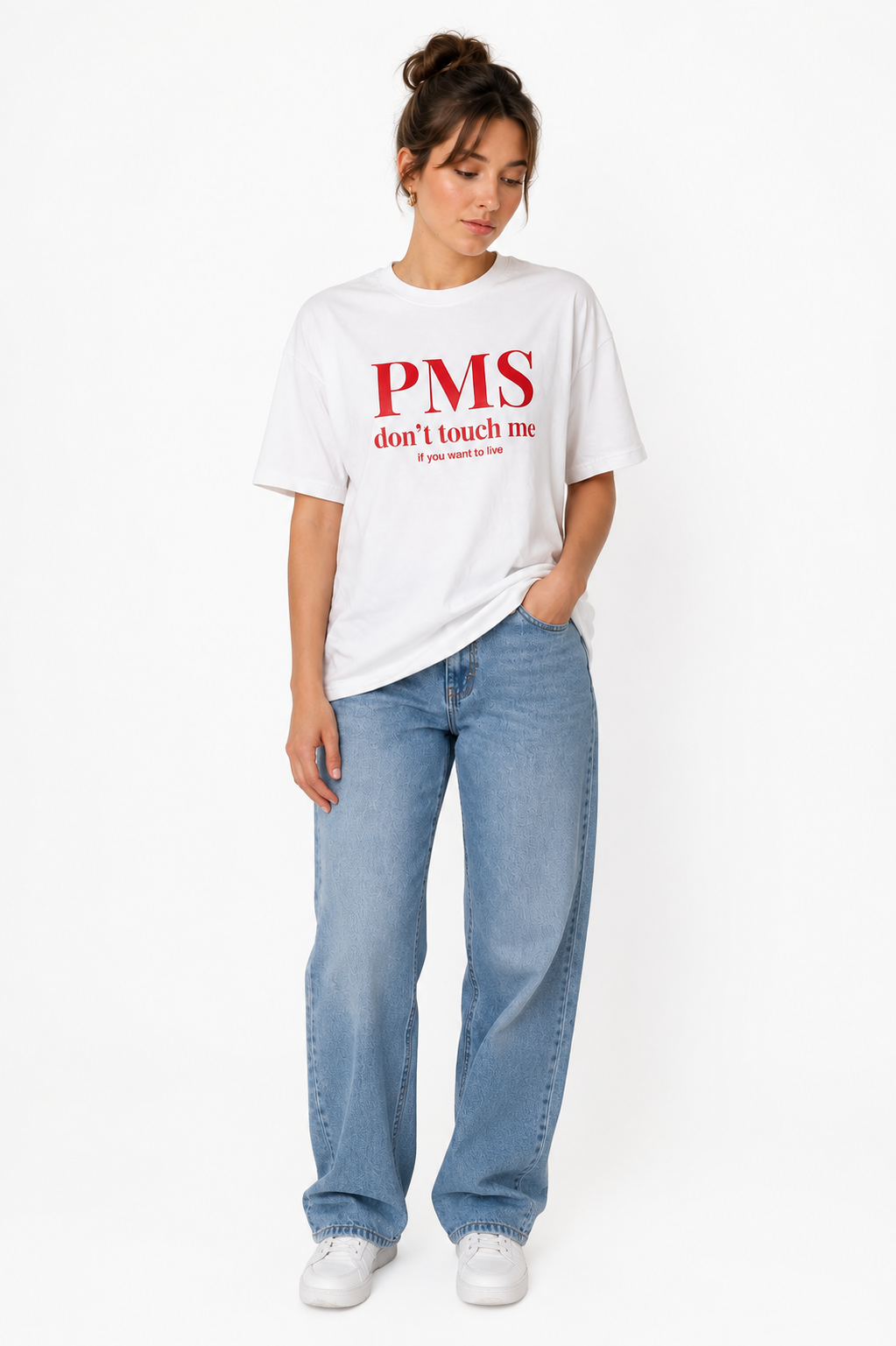 PMS Don’t Touch Me Women’s Graphic T-Shirt