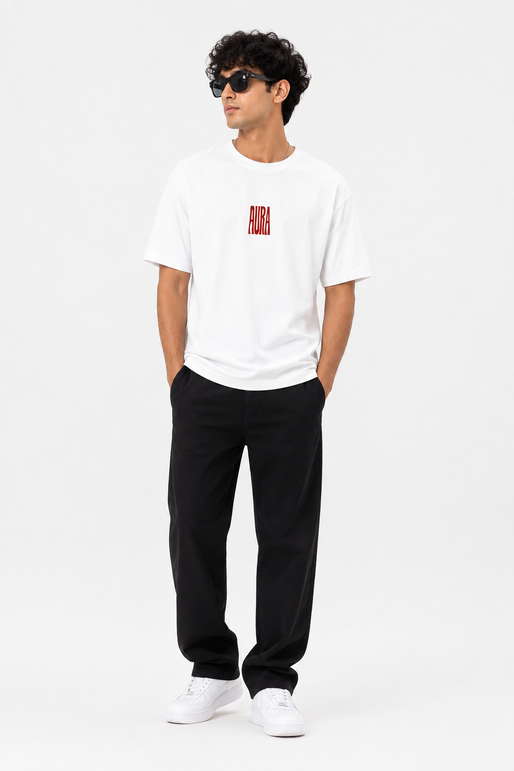 AURA Minimal Graphic Men’s T-Shirt