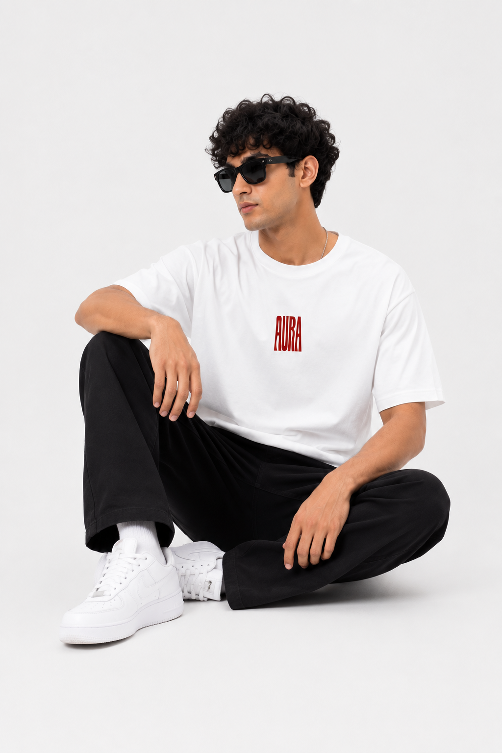 AURA Minimal Graphic Men’s T-Shirt