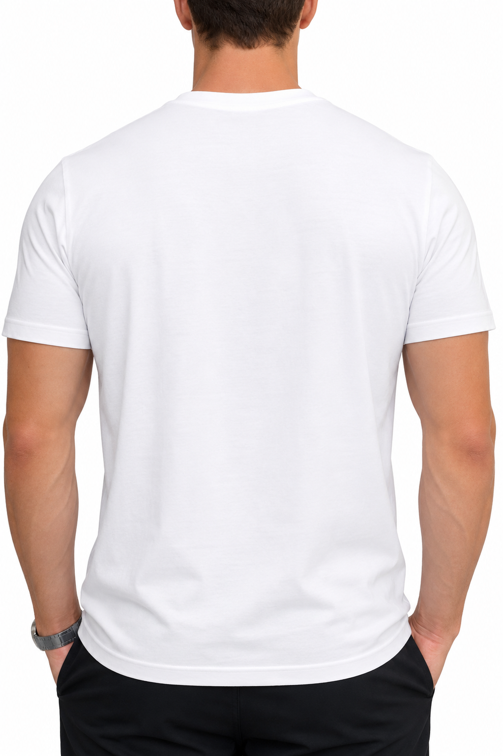Men’s Black “Whatever” Printed T-Shirt – Regular Fit Cotton Tee