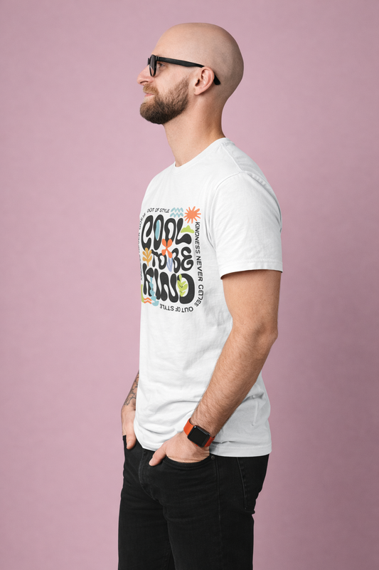 Choose Kindness Graphic T-Shirt – Trendy Typography & Nature Art Premium Tee