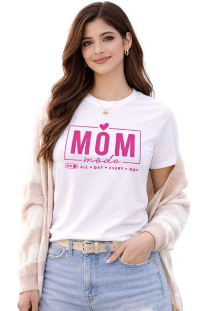 Mom Mode | All Day Everyday Print Tee