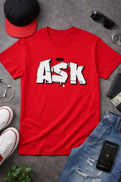 ASK – Matching Couple T-Shirts (His & Hers)