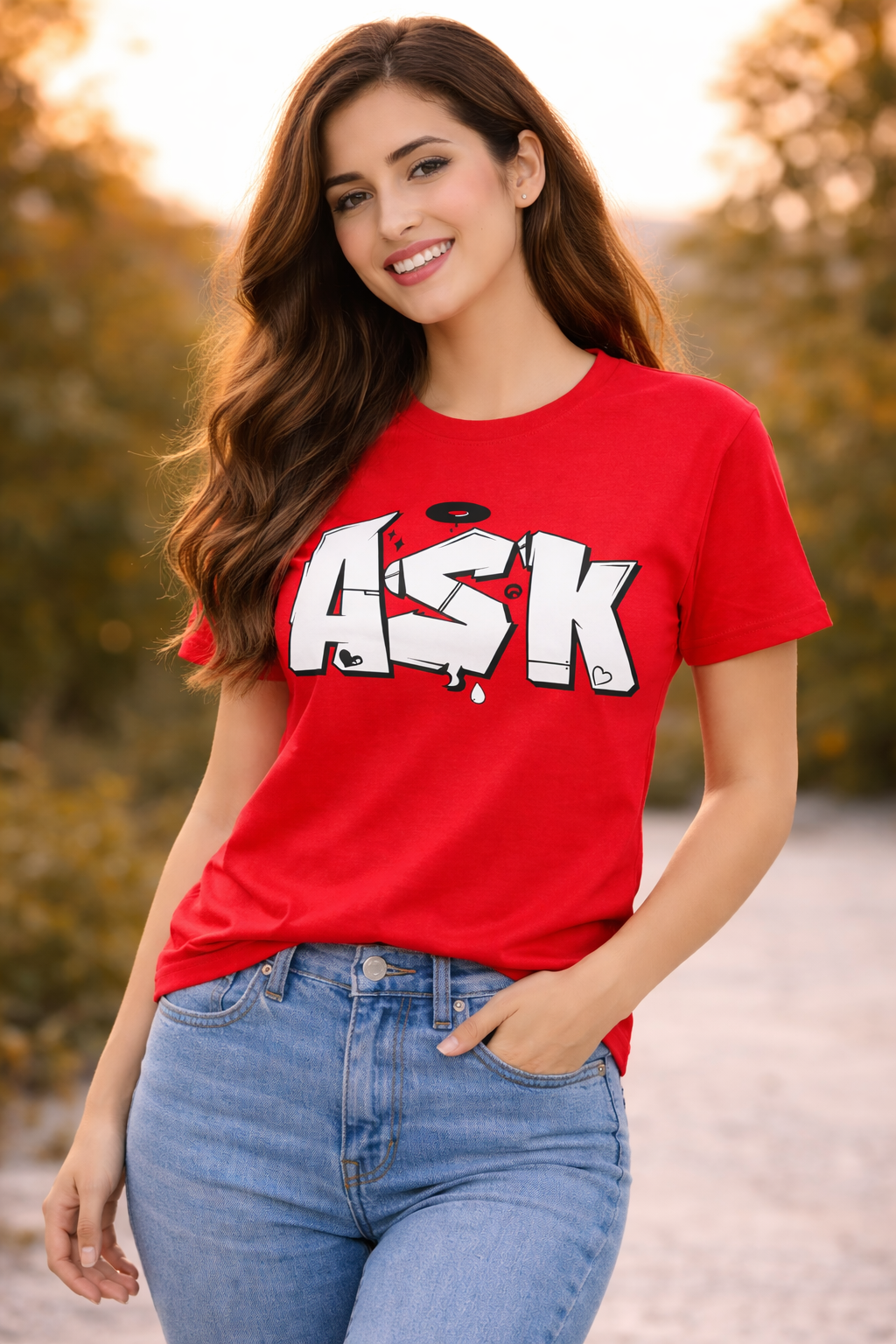 ASK – Matching Couple T-Shirts (His & Hers)