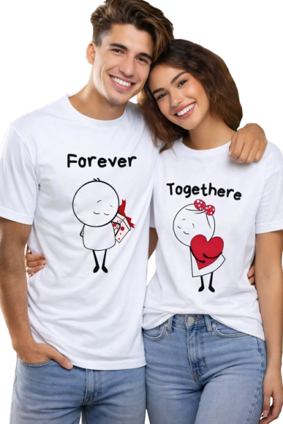 Forever & Together – Couple Matching T-Shirts