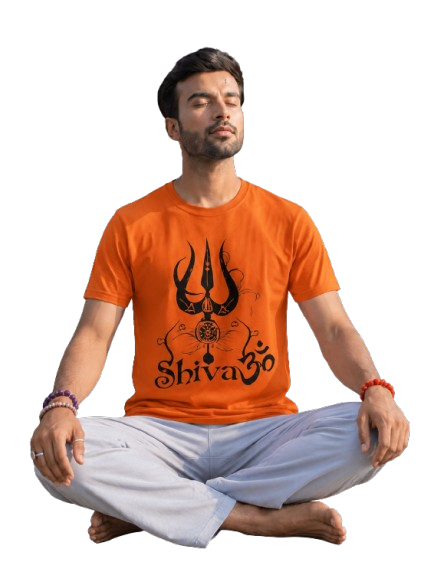 Shiva Om Trishul Graphic T-Shirt for Men