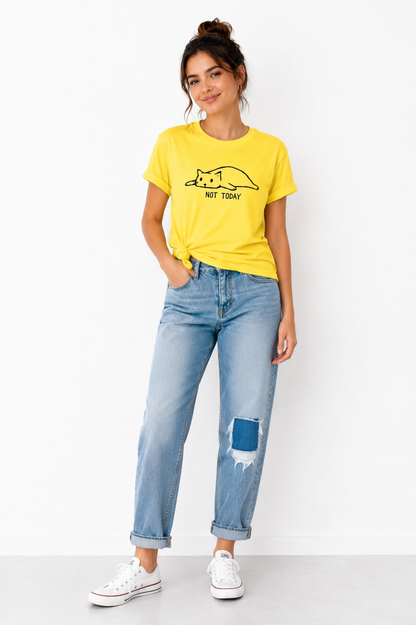 Not Today Cat T-Shirt