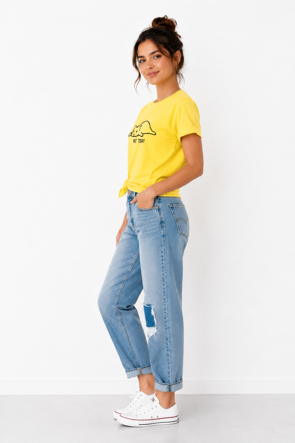 Not Today Cat T-Shirt