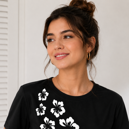 Effortless Elegance with Floral Charm