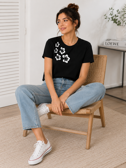 Effortless Elegance with Floral Charm