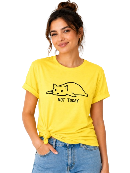 Not Today Cat T-Shirt