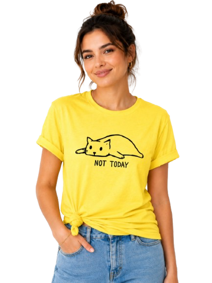 Not Today Cat T-Shirt