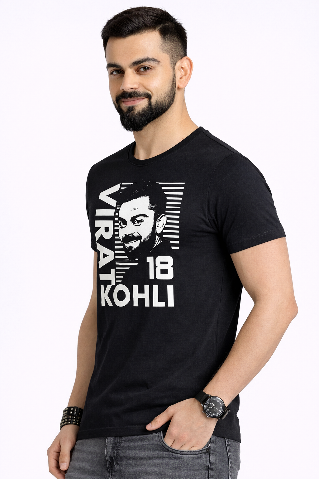 Virat Kohli 18 – Iconic Graphic Fan Tee