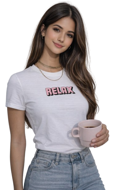 Relax – Minimal Everyday Graphic Tee